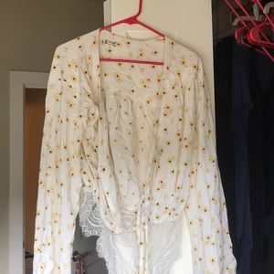 Free people bohemian bodysuit!